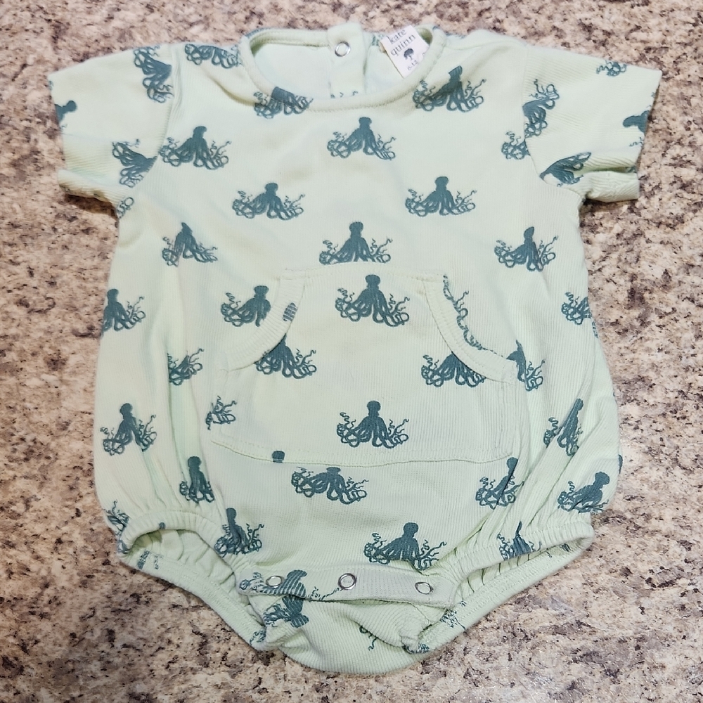 kate quinn Sea Green Octopus Bodysuit